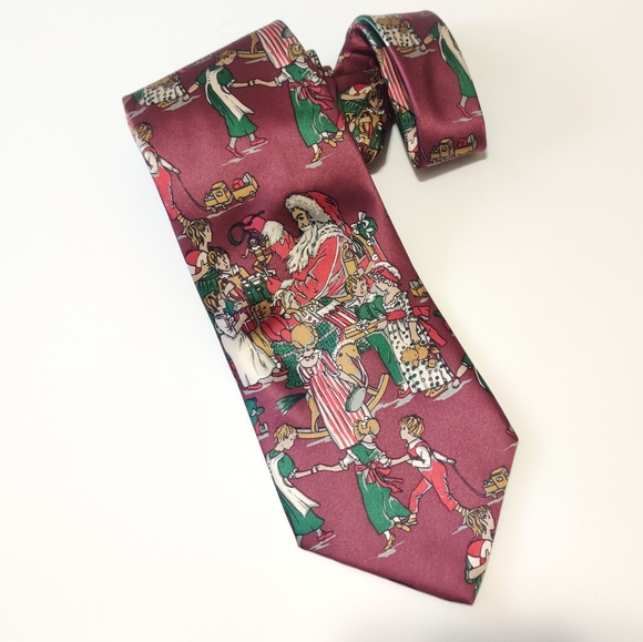 Nordstrom Pure Silk Christmas Tie - Picture 6 of 9